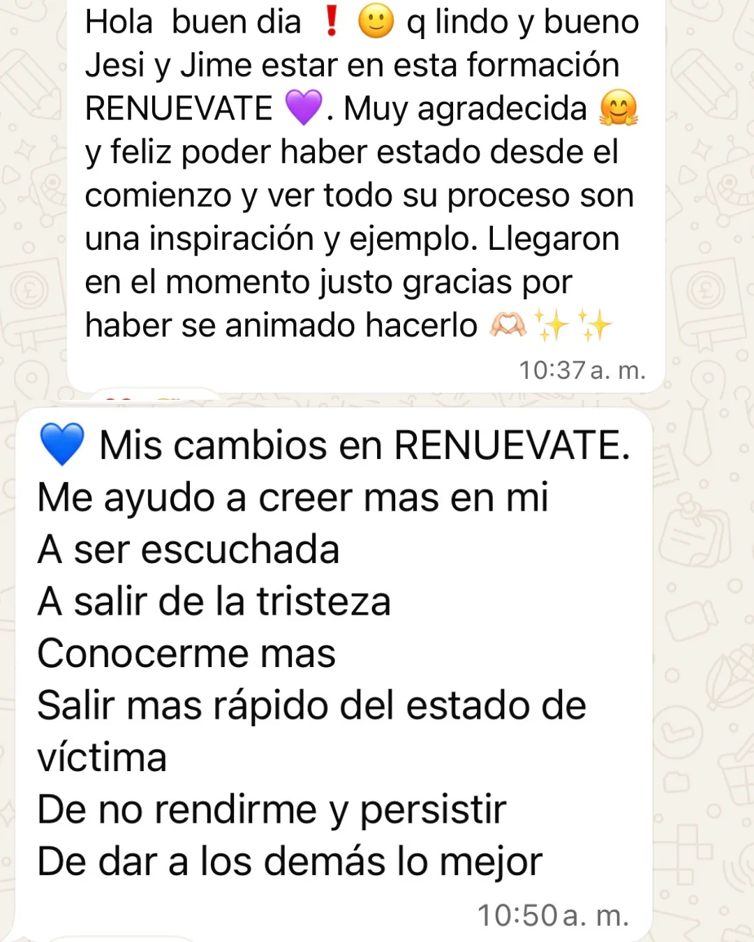 Testimonio Renuévate